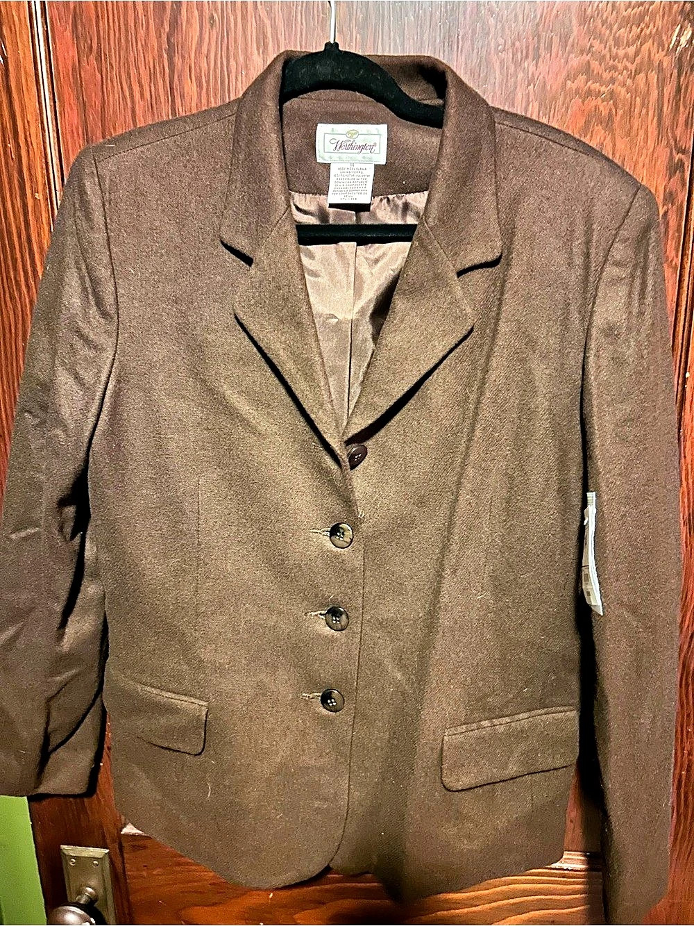 Worthington Brown Blazer Size 14 NWT